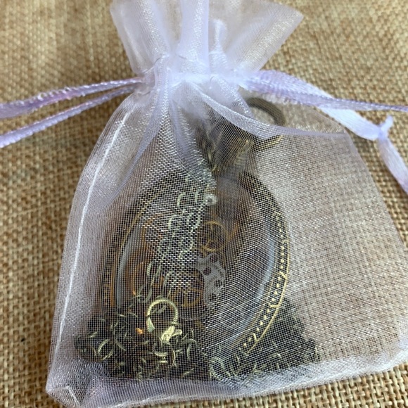 Steampunk Pocket Watch Gears necklace One of a kind Handmade - Picture 7 of 7